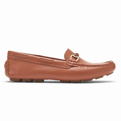 Mocassins Rockport Bayview Driver Mulher Marrom PT-69185